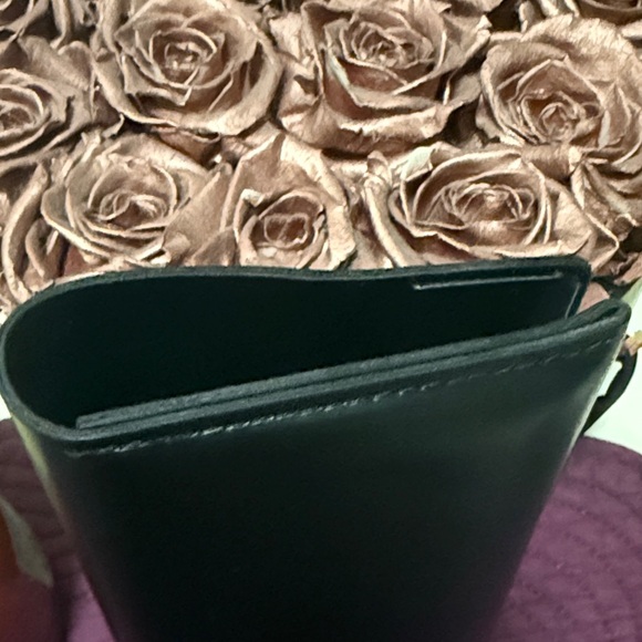 Saint Laurent Black Leather Soft Shell Eyeglass Case - Picture 3 of 7